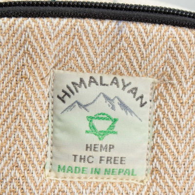  - Kathmandu Patchwork Dhaka Design Tote Bag Cotton Hemp 37X38Cm