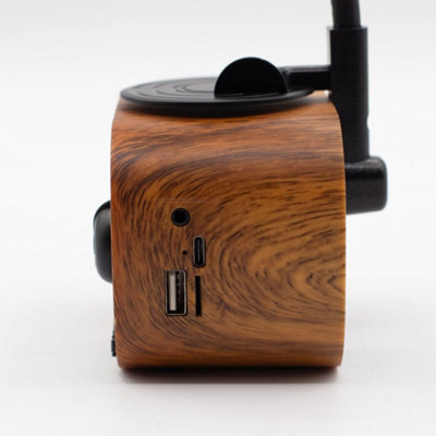 B&Q Retro Mini Gramophone Bluetooth Fm Radio Speaker 5W