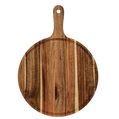 Round Acacia Serving Board For Cheese And Fruit from B&Q