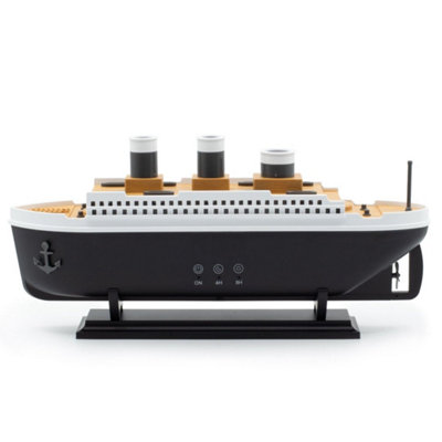  - Ship Model Puff Aroma Diffuser With Color Changing Led Timer