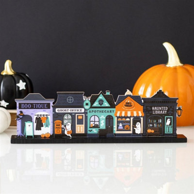 Spooky Street Mdf Halloween House Decoration For Mantel from B&Q