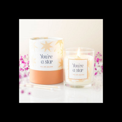  - Youre A Star Salted Caramel Candle Treat Gift For Achievements