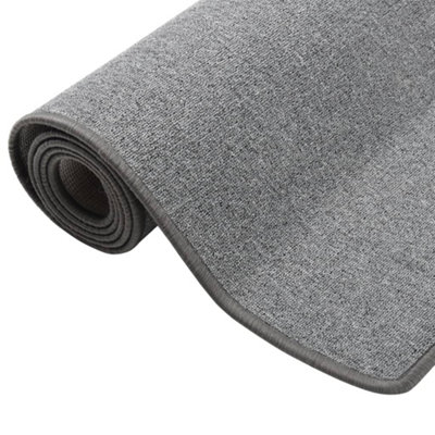B&Q -  Classic Carpet Runner Dark Grey 80X150 Cm