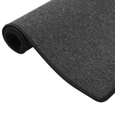 B&Q -  Classic Carpet Runner Anthracite 80X150 Cm