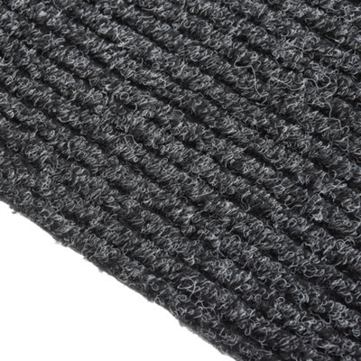 Berkfield Modern Dirt Trapper Carpet Runner 100X500 Cm Anthracite from B&Q
