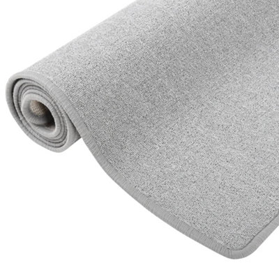 B&Q -  Classic Carpet Runner Light Grey 80X150 Cm