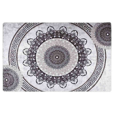 Berkfield Durable Rug Washable 160X230 Cm Multicolour Anti Slip from B&Q