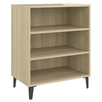 B&Q -  Sturdy Sideboard Sonoma Oak 57X35X70 Cm Engineered Wood