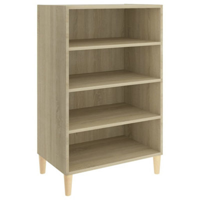 B&Q -  Sturdy Sideboard Sonoma Oak 57X35X90 Cm Engineered Wood