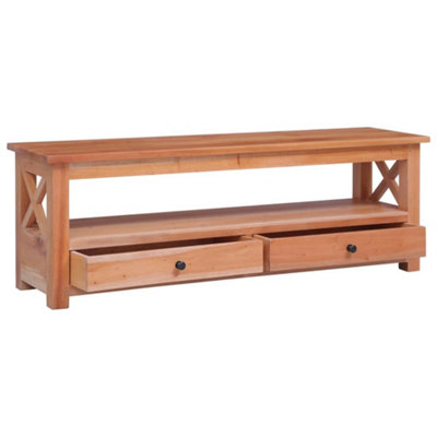 Berkfield Vintage Tv Cabinet 120X30X40 Cm Solid Mahogany Wood from B&Q