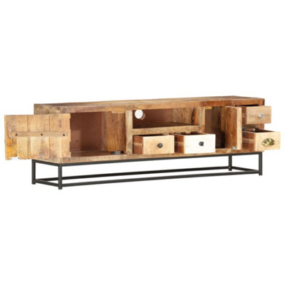 Berkfield Industrial Tv Cabinet 120X30X40 Cm Solid Reclaimed Wood from B&Q