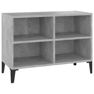 Berkfield Industrial Tv Cabinet With Metal Legs Concrete Grey 69.5X30X50 Cm from B&Q