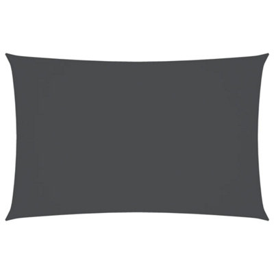 Berkfield Functional Sunshade Sail Oxford Fabric Rectangular 3.5X5 M Anthracite from B&Q