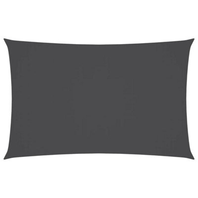 Berkfield Anthracite Practical Sunshade Sail Oxford Fabric Rectangular 5X8 M B&Q