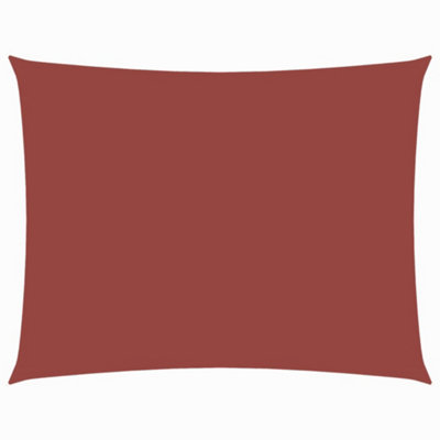 Berkfield Elegant Sunshade Sail Oxford Fabric Rectangular 3X5 M Terracotta from B&Q