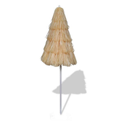 Berkfield Durable Tilt Beach Umbrella Hawaii Style