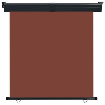 B&Q -  Stylish Balcony Side Awning 160X250 Cm Brown