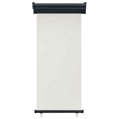 B&Q -  Stylish Balcony Side Awning 80X250 Cm Cream