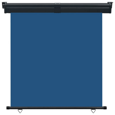 B&Q -  Stylish Balcony Side Awning 160X250 Cm Blue