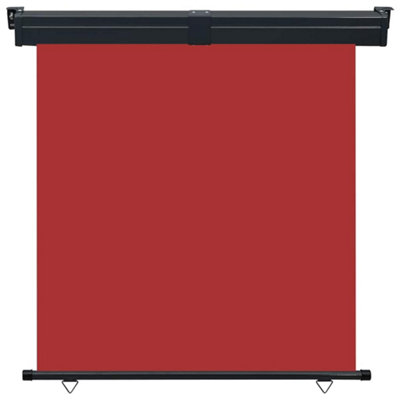 B&Q -  Stylish Balcony Side Awning 170X250 Cm Red