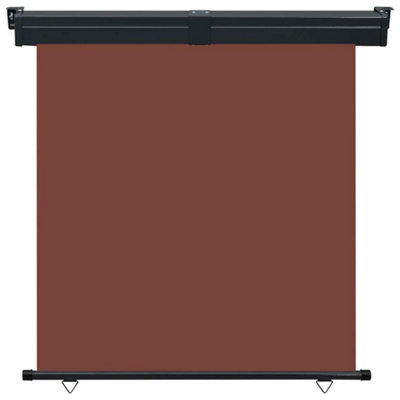 B&Q -  Stylish Balcony Side Awning 170X250 Cm Brown