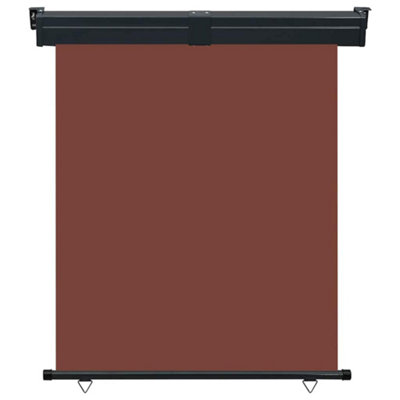 B&Q -  Stylish Balcony Side Awning 140X250 Cm Brown