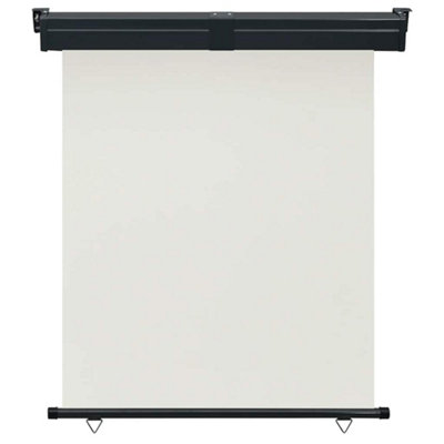 B&Q -  Stylish Balcony Side Awning 140X250 Cm Cream