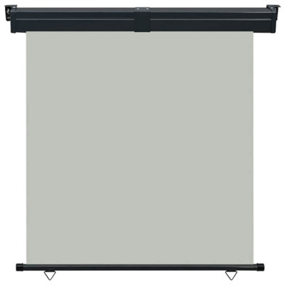 B&Q -  Stylish Balcony Side Awning 160X250 Cm Grey