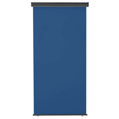 B&Q -  Stylish Balcony Side Awning 120X250 Cm Blue