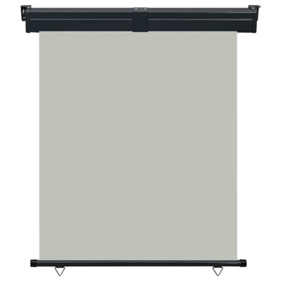 B&Q -  Stylish Balcony Side Awning 140X250 Cm Grey