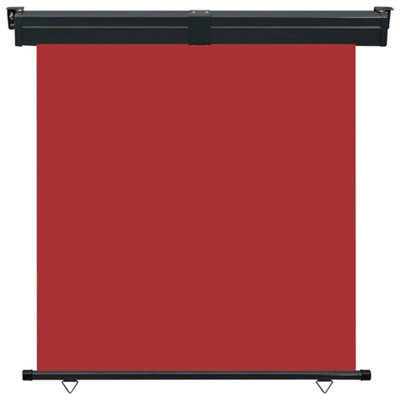 B&Q -  Stylish Balcony Side Awning 160X250 Cm Red