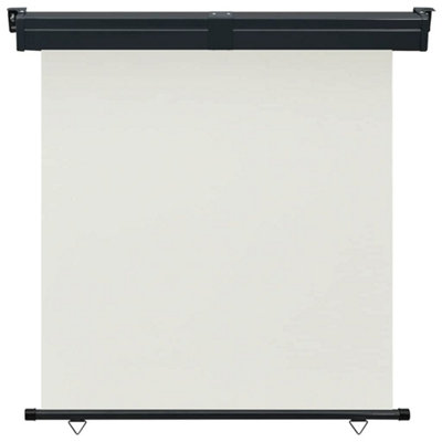 B&Q -  Stylish Balcony Side Awning 160X250 Cm Cream