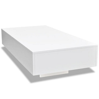 B&Q -  Modern Coffee Table High Gloss White