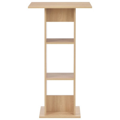 Berkfield Durable Bar Table Oak 60X60X110 Cm from B&Q