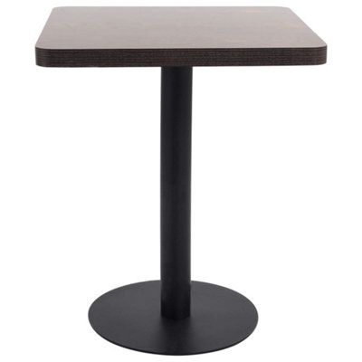 Berkfield Elegant Bistro Table Dark Brown 60X60 Cm Mdf from B&Q