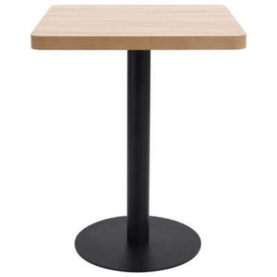 Berkfield Elegant Bistro Table Light Brown 60X60 Cm Mdf from B&Q