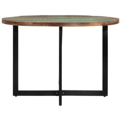 Berkfield Sturdy Dining Table 110X75 Cm Solid Wood Reclaimed from B&Q