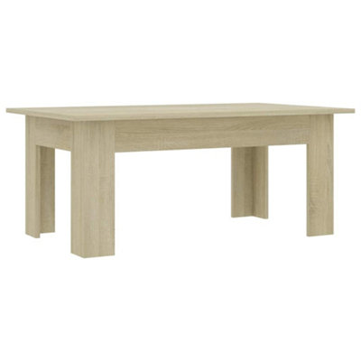 Berkfield Stylish Coffee Table Sonoma Oak 100X60X42 Cm Engineered Wood