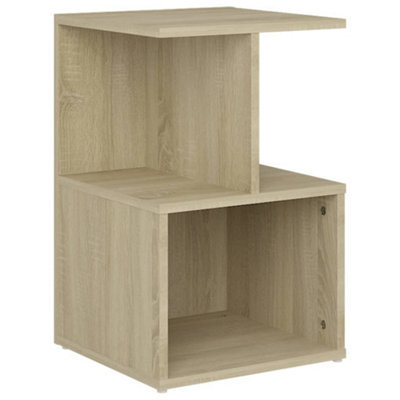 Berkfield Elegant Bedside Cabinet Sonoma Oak 35X35X55 Cm Engineered Wood from B&Q