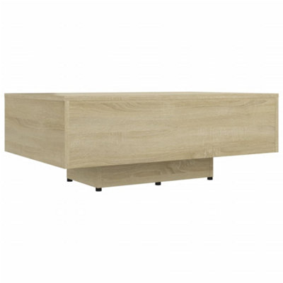 Berkfield Modern Coffee Table Sonoma Oak 85X55X31 Cm Engineered Wood from B&Q