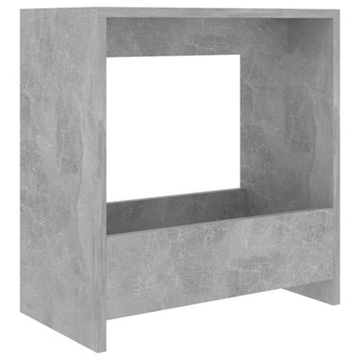 Berkfield Modern Side Table Concrete Grey 50X26X50 Cm Engineered Wood from B&Q
