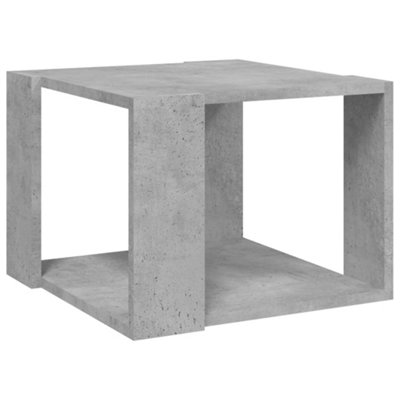 Berkfield Modern Coffee Table Concrete Grey 40X40X30 Cm Engineered Wood