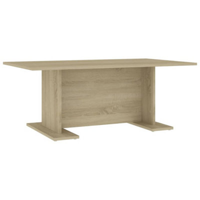 Berkfield Modern Coffee Table Sonoma Oak 103.5X60X40 Cm Engineered Wood