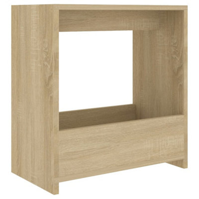 Berkfield Modern Side Table Sonoma Oak 50X26X50 Cm Engineered Wood from B&Q