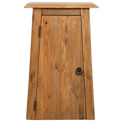 Berkfield Durable Bathroom Wall Cabinet Solid Recycled Pinewood 42X23X70 Cm from B&Q