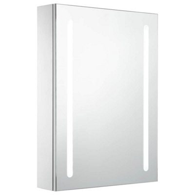 B&Q -  Stylish Led Bathroom Mirror Cabinet 50X13X70 Cm
