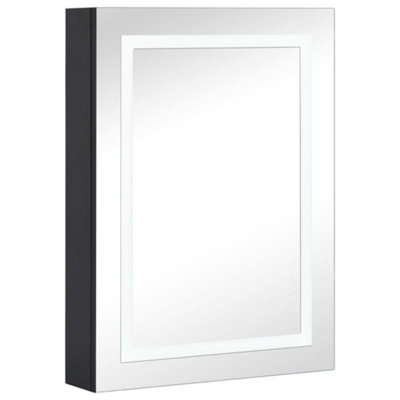 B&Q -  Stylish Led Bathroom Mirror Cabinet 50X13X70 Cm