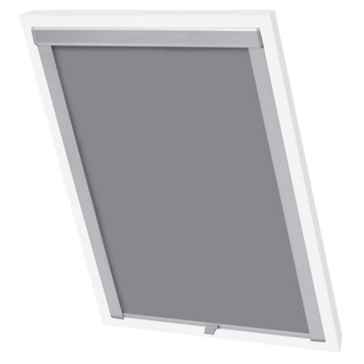 Berkfield Versatile Blackout Roller Blind Grey Fk06