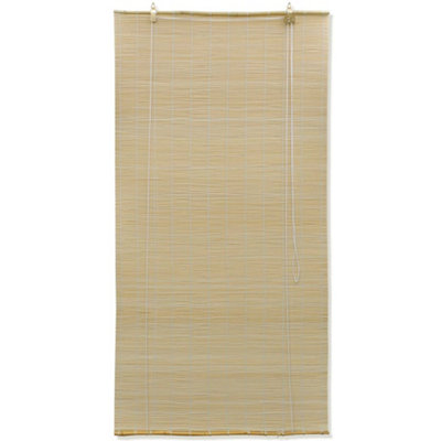 Berkfield Eco-Friendly Natural Bamboo Roller Blinds 100 X 160 Cm from B&Q
