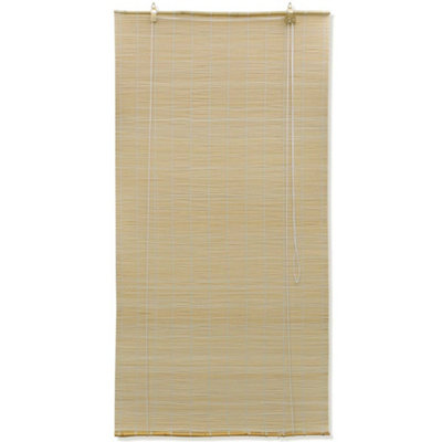 Berkfield Eco-Friendly Natural Bamboo Roller Blinds 140 X 160 Cm from B&Q
